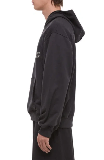 Helmut Lang Stencil Logo Graphic Hoodie In Animal Print
