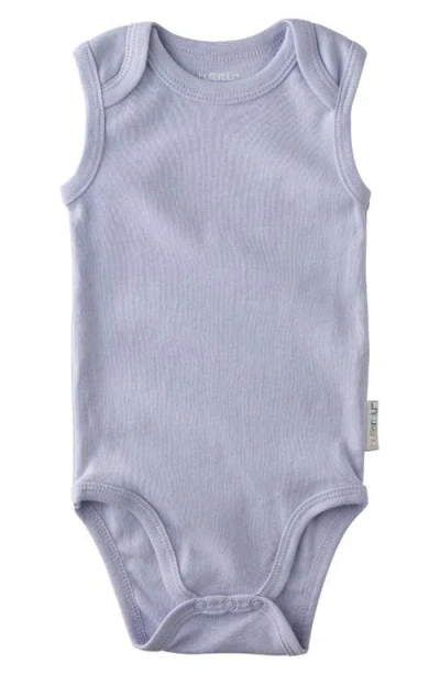 Butterblu Sam Assorted 5-pack Sleeveless Organic Cotton Bodysuits In Blue