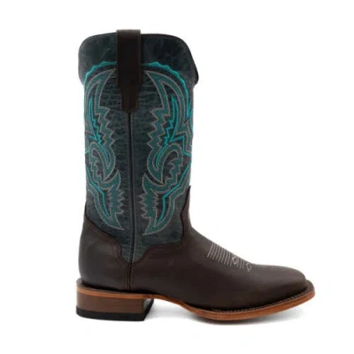 Ferrini Clint Western Boot In Brown