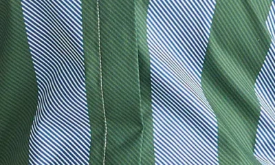 Universal Standard Stretch Poplin Shirt In Green