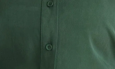 Universal Standard Cooling Oversize Button-up Shirt In Green