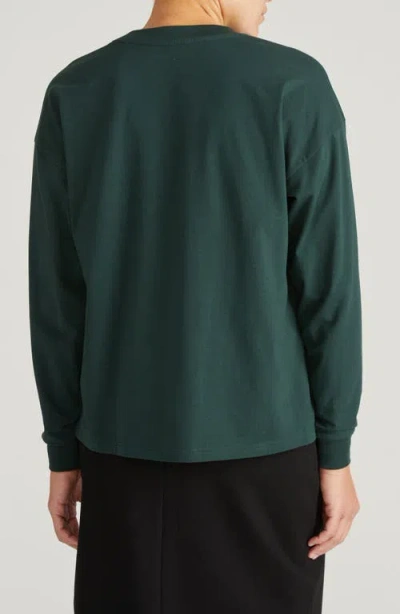 Universal Standard Drop Shoulder Top In Green