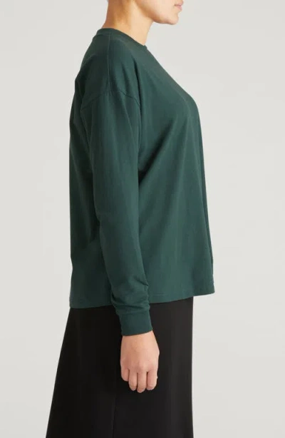 Universal Standard Drop Shoulder Top In Green