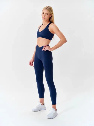 Revyve Active High Rise V-sculpt Leggings In Midnight In Blue