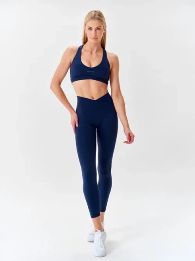 Revyve Active High Rise V-sculpt Leggings In Midnight In Blue