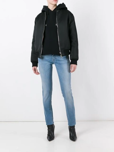 Givenchy Star Print Slim Fit Jeans In Blue