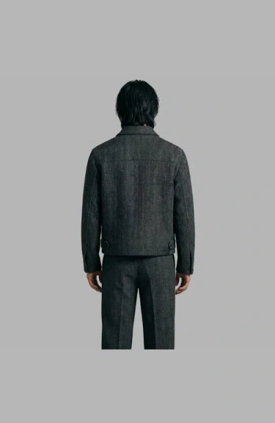 Blvck Wool Jacket In Gold