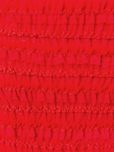 Shop Givenchy Bleistiftrock Mit Rüschen In Red