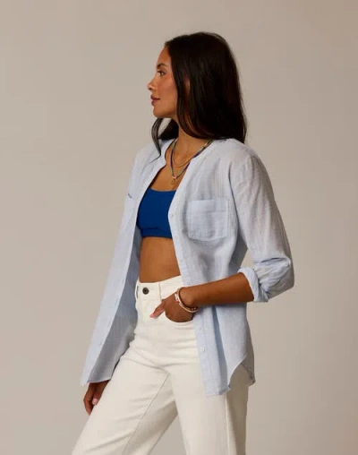 Carve Designs Dylan Textured Tunic In White