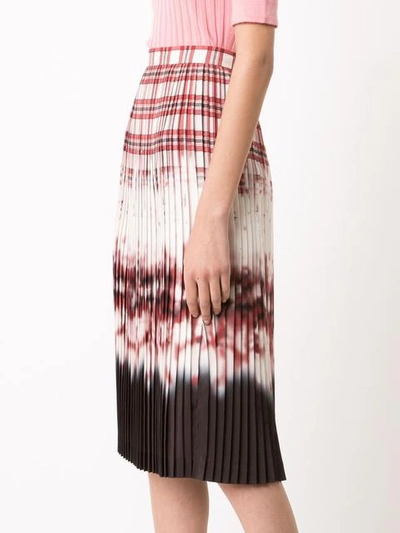 Shop Altuzarra Tie Dye Pleated Skirt