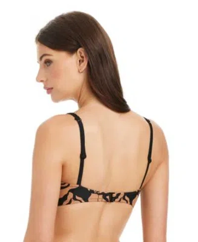 Sanctuary Shell We Twist Front Bra Top In Black