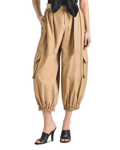 Derek Lam 10 Crosby Tamsin Poplin Balloon Pants In Brown