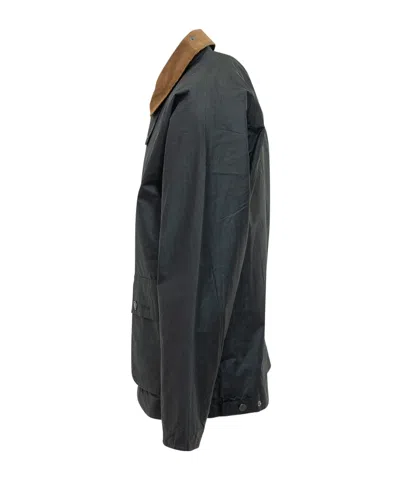 Barbour Collared Button-up Jacket In Black