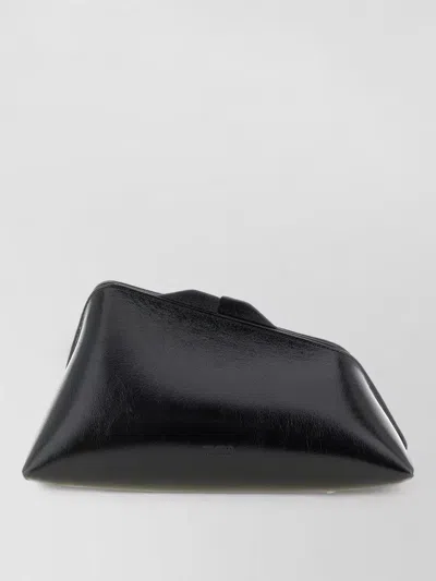 Attico 830 Pm Oversized Rectangular Clutch Bag In Black