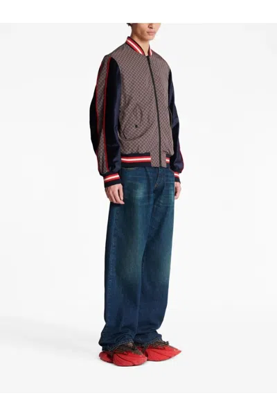 Balmain Mini Monogram Bomber Jacket In Multi