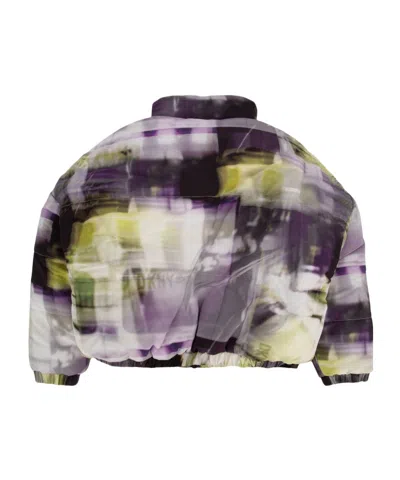 Dkny Kids Abstract Print Jacket In Multi