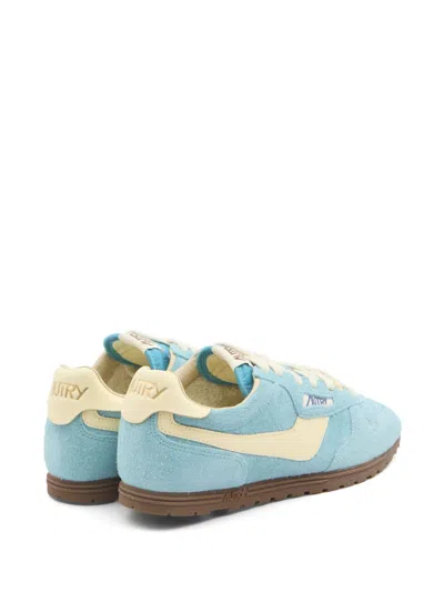 Autry Windspin Suede And Leather Low-top Sneakers In Multi