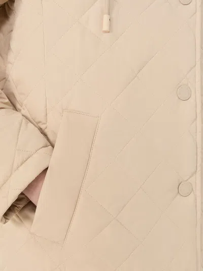 Weekend Max Mara Medium-length Parka Coat In Neutral