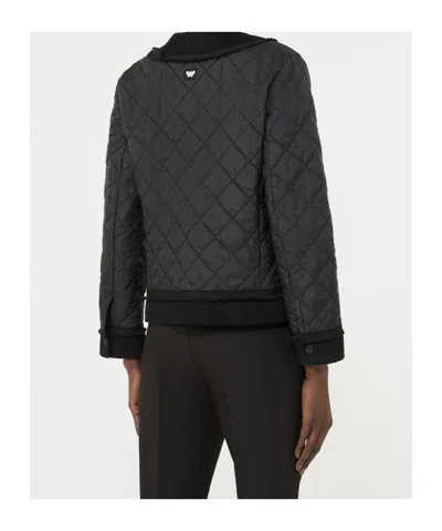 Weekend Max Mara Short Quilted Jacket In Gray