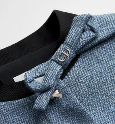 Dior Cropped Jacket In Blue