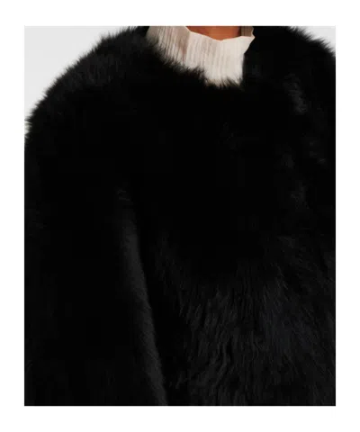 Joseph Gomez Shearling Jacket In Black