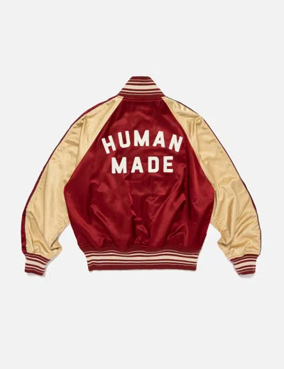 Human Made Reversible Satin Jacket In Multi