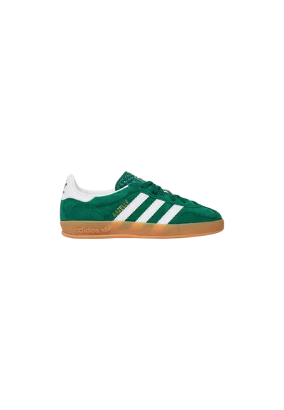 Adidas Originals Adidas Kids Gazelle Indoor Green Suede Sneakers In Multi