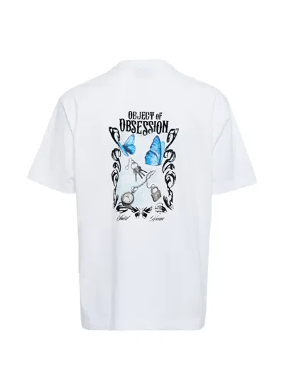 Solid Homme Graphic-print T-shirt In White