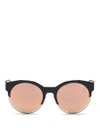 DIOR 'Dior Sideral 1' metallic rim acetate sunglasses