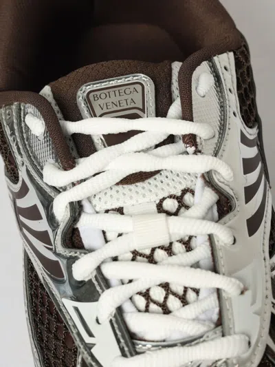 Bottega Veneta Men Fondant And Silver Technical Fabric And Mesh Orbit Sneakers In Multi