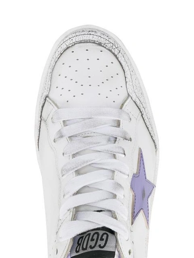 Shop Golden Goose Leather Ball Star Low-top Trainers