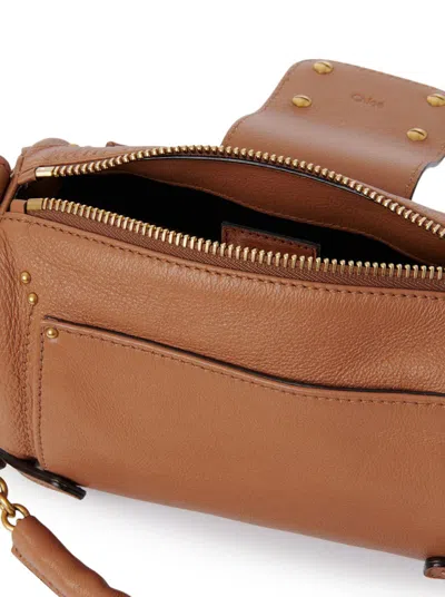 Chloé Chloe Women Biscuit Leather Small Paddington Shoulder Bag In Brown