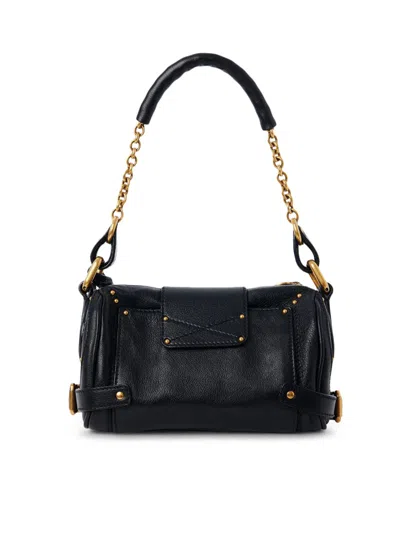 Chloé Chloe Women Black Leather Small Paddington Shoulder Bag In Black