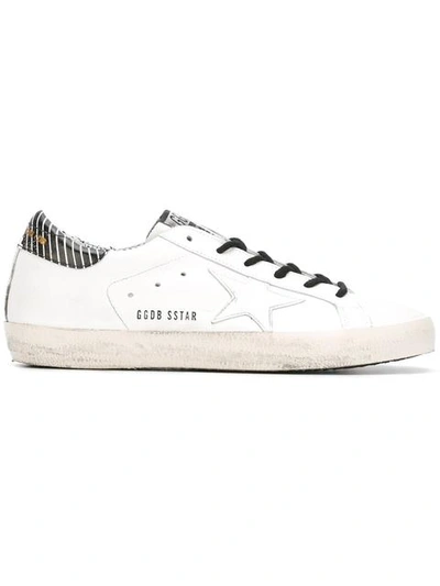 Golden Goose Leather Superstar Low Sneakers In Optical