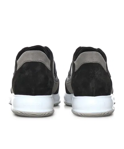 Hogan Interactive Low-top Sneakers In Black