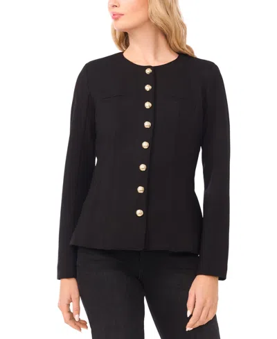 Cece Shaped Jacket In Black