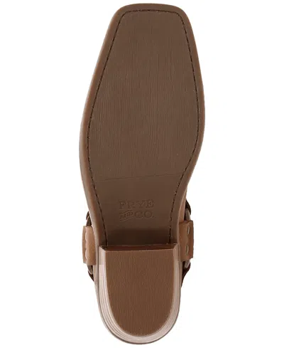 Frye And Co Womens Lorrie Stacked Heel Motorcycle Boots In Animal Print