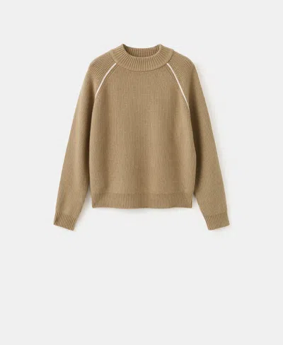 Mango Francus Sweater In Brown