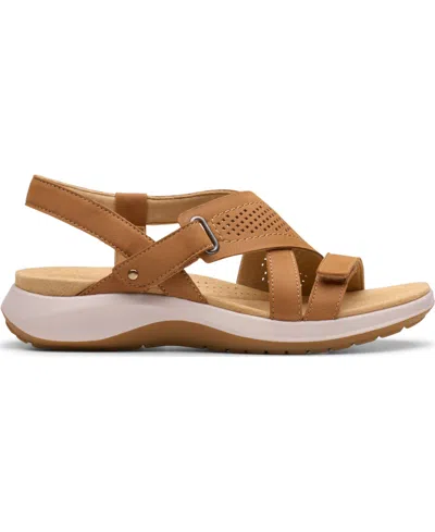 Clarks Wide Width Maelynn Gem Sandal In Brown
