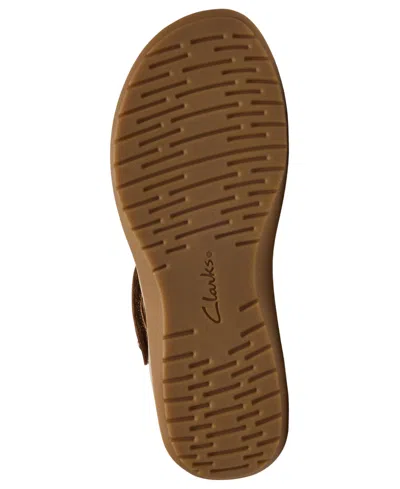 Clarks Wide Width Maelynn Gem Sandal In Brown