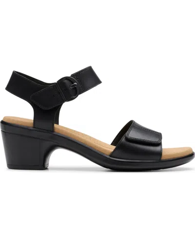 Clarks Emily Amanda Sandal In Black