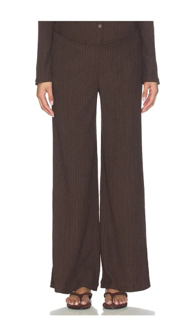Hatch The Edan Pull On Pant In Brown