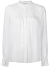 CHLOÉ pintuck tailored blouse,NURTROCKENREINIGUNG