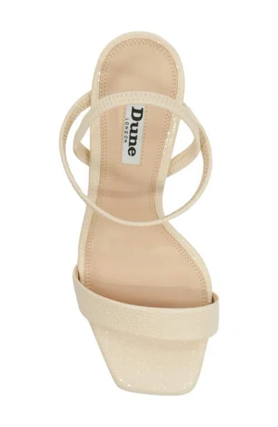 Dune London Methodical Ankle Strap Sandal In Neutral