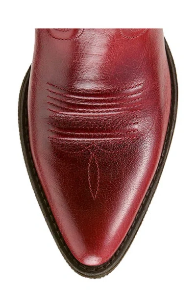Ariat Maggie J Toe Short Western Boot In Red