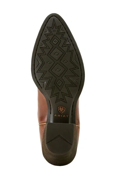 Ariat Maggie J Toe Short Western Boot In Brown