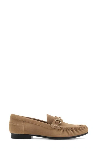 Mango Suede Bit Loafer In Brown