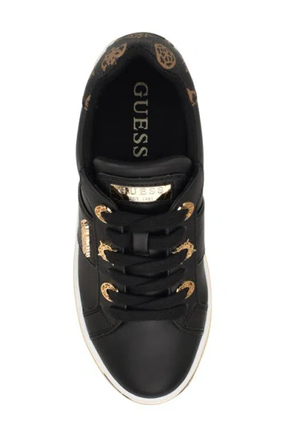 Guess Stew Sneaker In Black