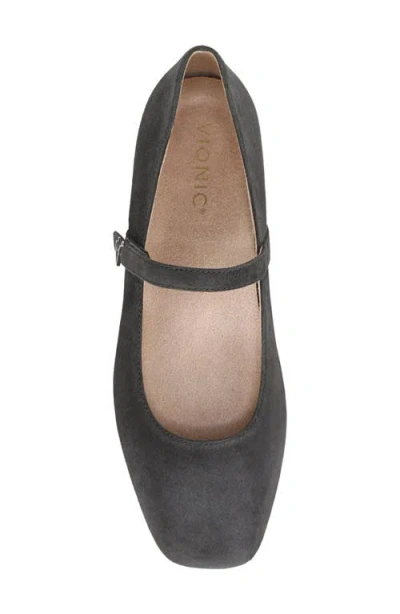 Vionic Alameda Mary Jane Flat In Gray