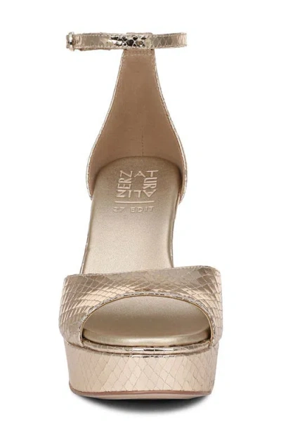 27 Edit Naturalizer Delphie Ankle Strap Platform Sandal In Silver